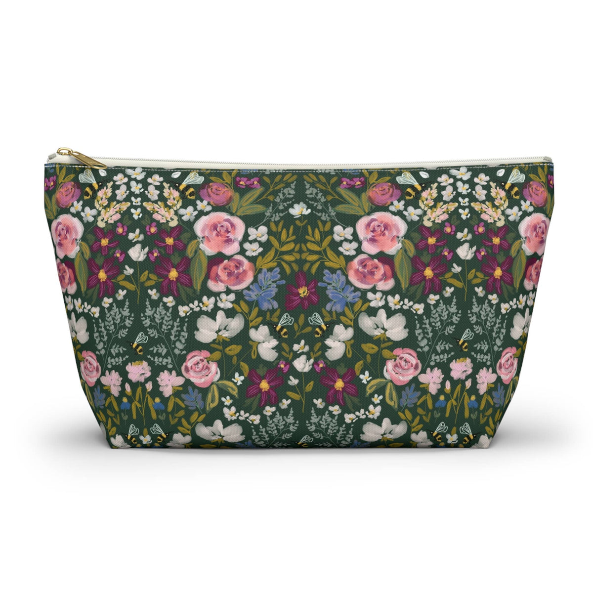 Britt Mills Mahjong Tile Pouch: Preppy Cheetah (Pink)