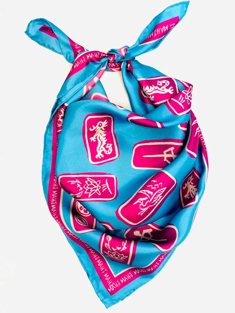 Mahj of Many Colors- BLUE & PINK