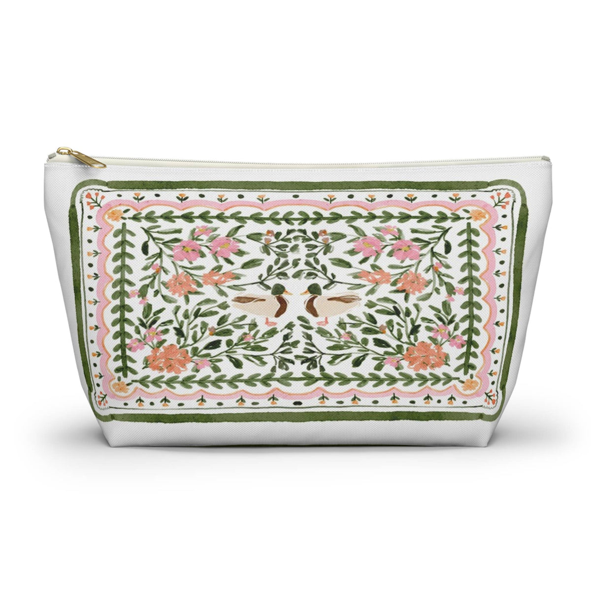 Britt Mills Mahjong Tile Pouch: Preppy Cheetah (Pink)