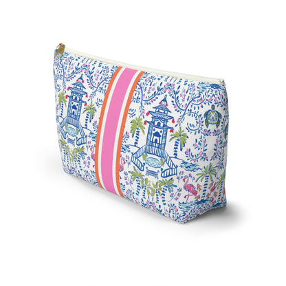 Britt Mills Mahjong Tile Pouch: Cheetah Dance
