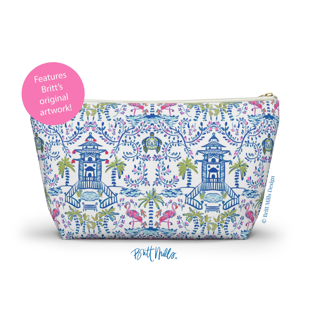 Britt Mills Mahjong Tile Pouch: Legacy
