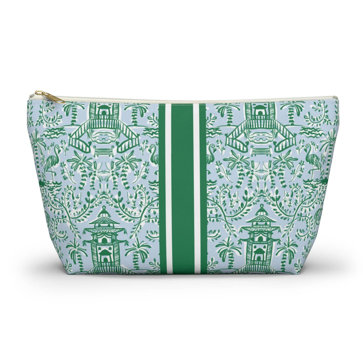 Britt Mills Mahjong Tile Pouch: Preppy Cheetah (Pink)