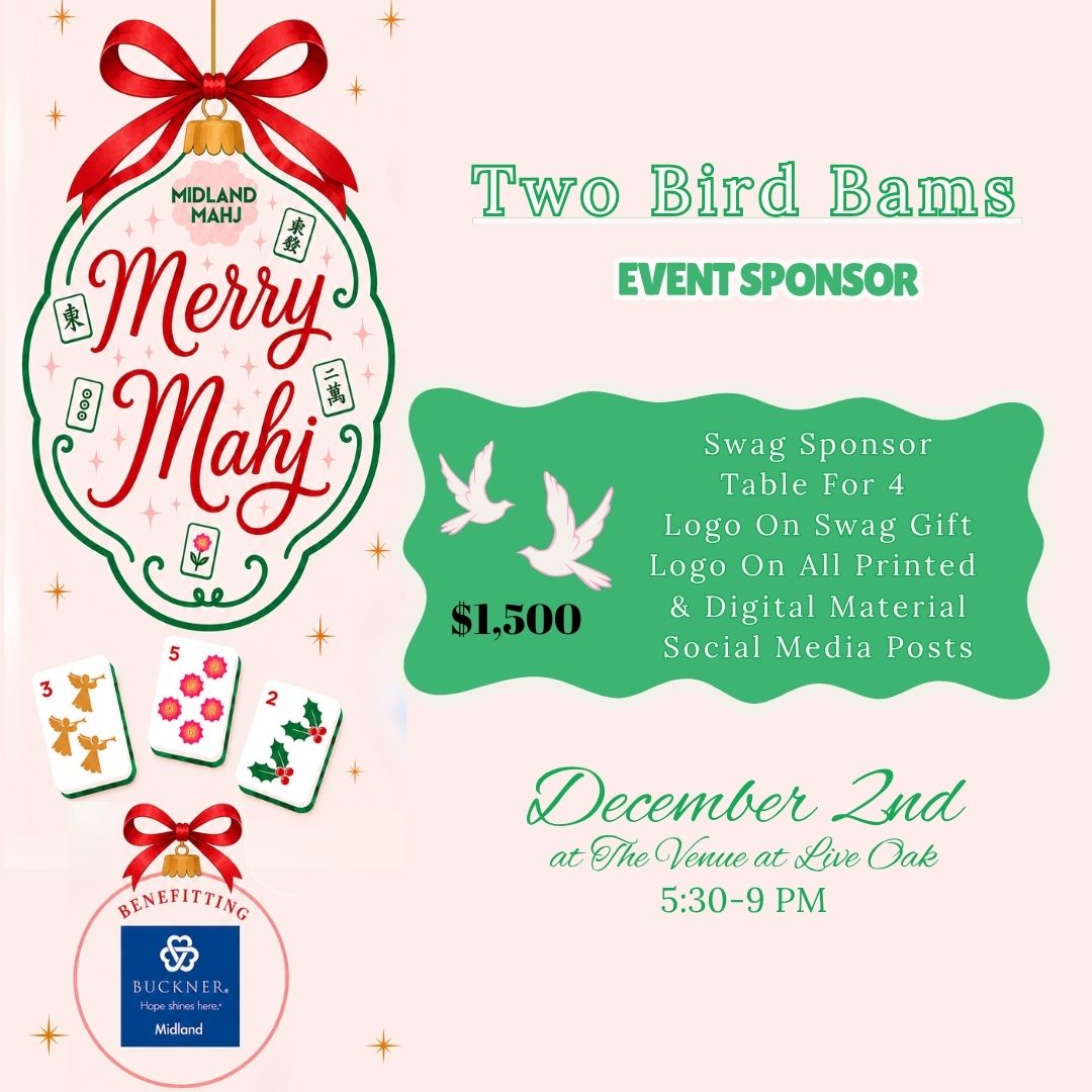 Two Bird Bams Event Sponsor