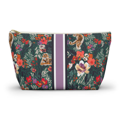 Britt Mills Mahjong Tile Pouch: Preppy Cheetah (Pink)