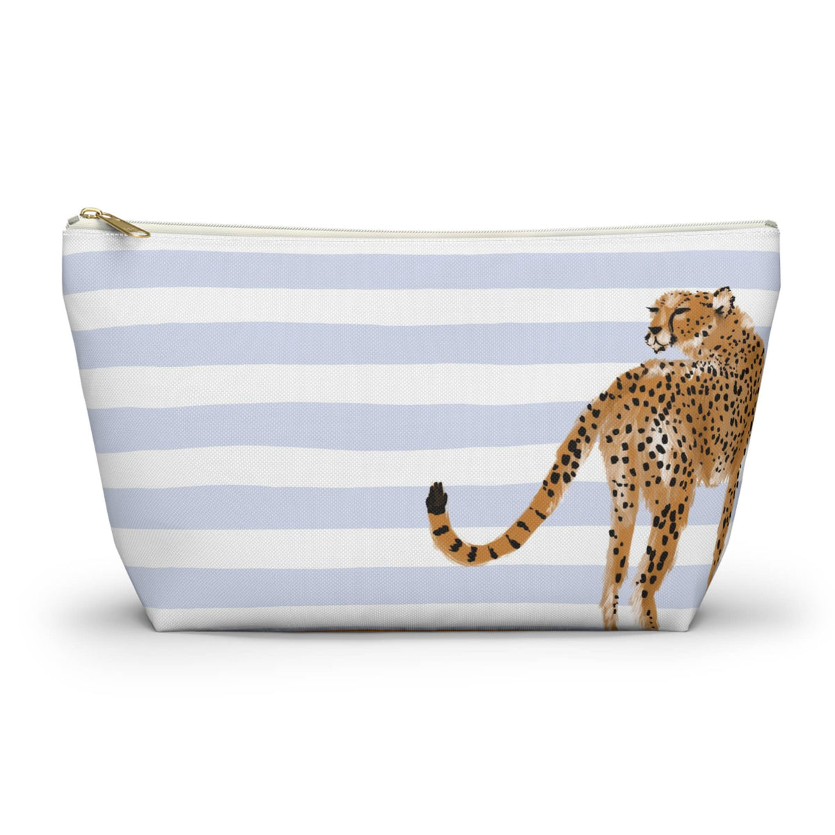 Britt Mills Mahjong Tile Pouch: Preppy Cheetah (Pink)