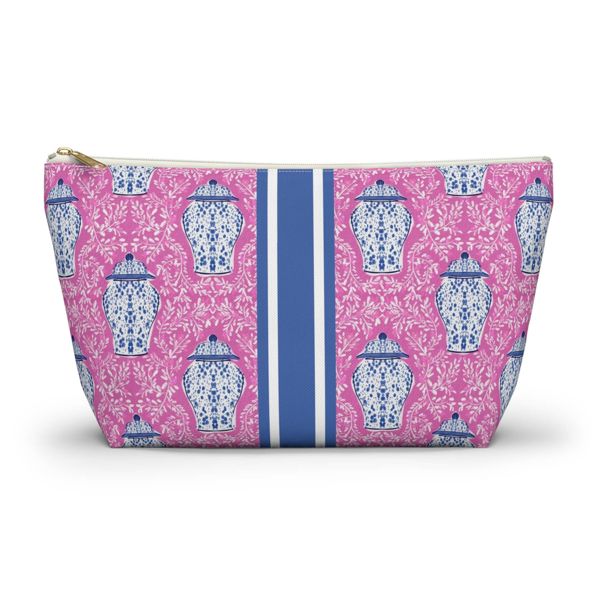 Britt Mills Mahjong Tile Pouch: Preppy Cheetah (Pink)